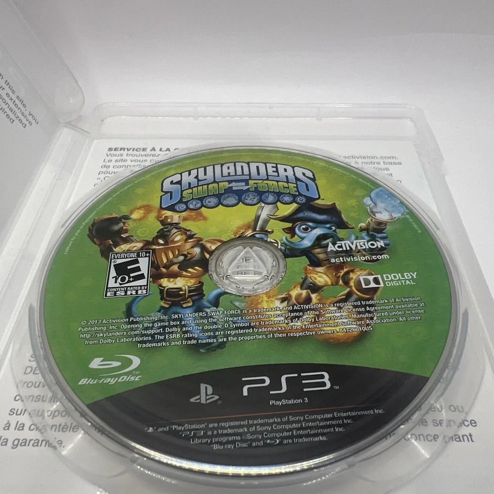 Skylanders Swap Force PS3 PlayStation 3 Sony Video Game Activision 2013